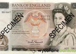 Bank Of England 50 funtów